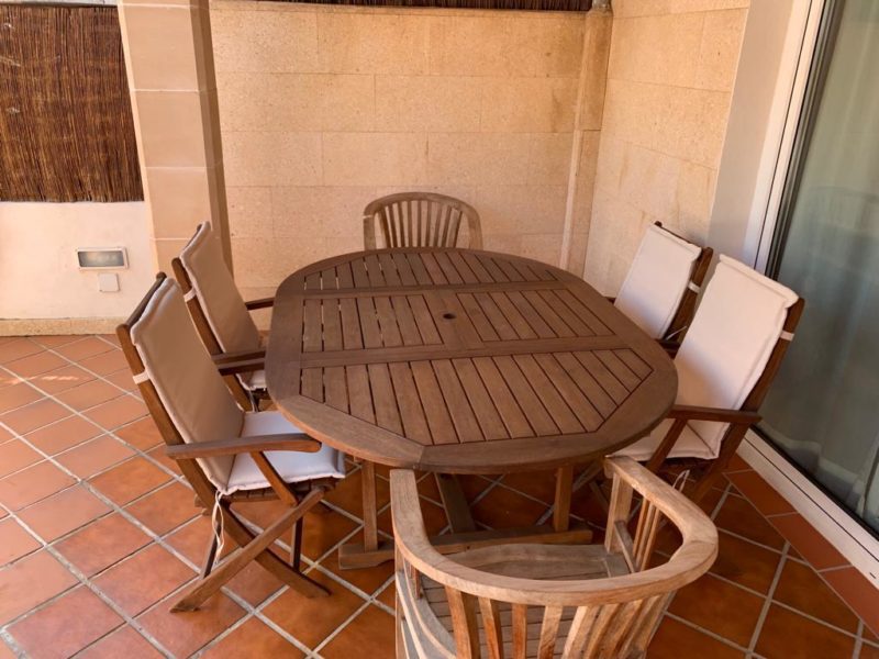 Attached house with nice patio in Portixol